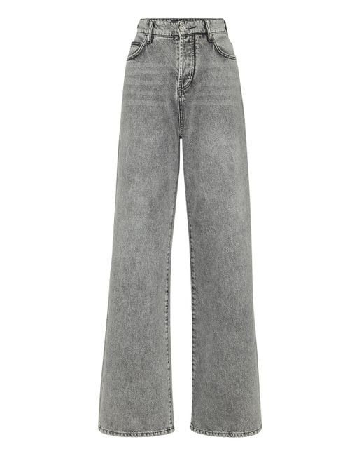 Philipp Plein Jeans Skater Fit in het Gray