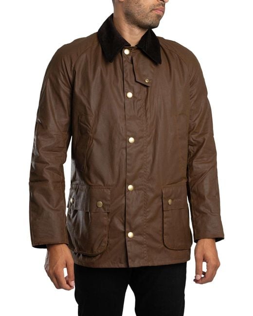Barbour Ashby Wax-Jack in het Brown voor heren