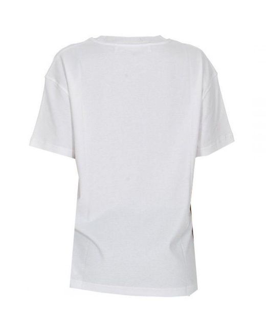 Off-White c/o Virgil Abloh White Left Hand Logo Regular Fit T-Shirt Cotton