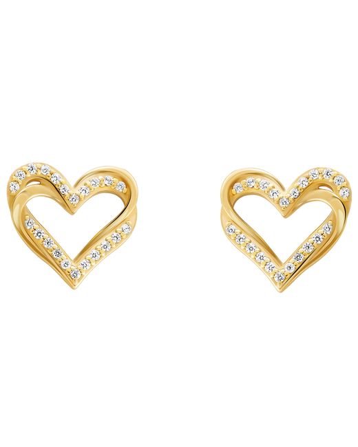 Orphelia 'cecilia' Dames 925 Sterling Zilveren Stud Oorbellen in het Metallic