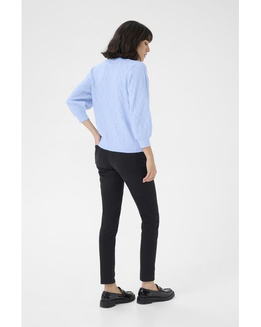 Kaffe Blue Strickpullover Regular Fit