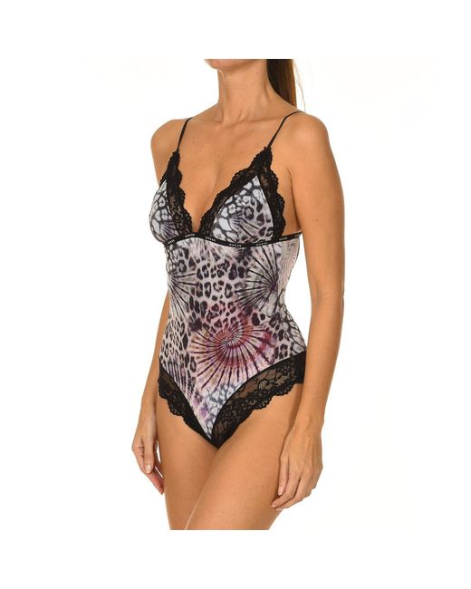 Guess Black Strapless Bodysuit With Open Back O0Bm02Mc03M