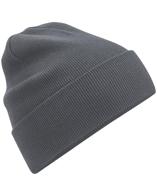 BEECHFIELD® Gray "Original" Mütze Mit Bündchen (Graphit)