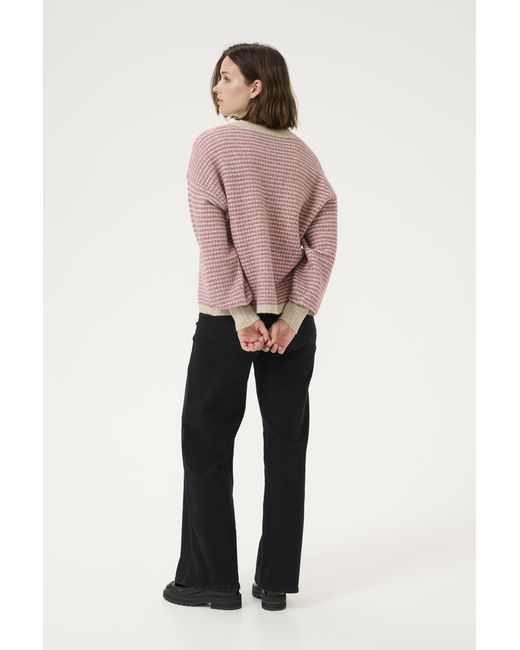Kaffe Pullover Kaellery Loose Fit in het Pink