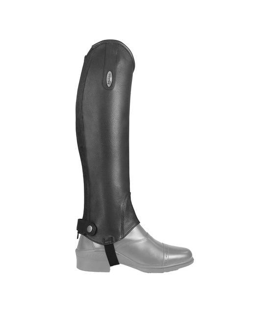 Brogini Black Adult Vicenza Grain Leather Gaiters