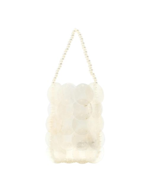 Dreimaster White Handtasche Frauen Wollweiß