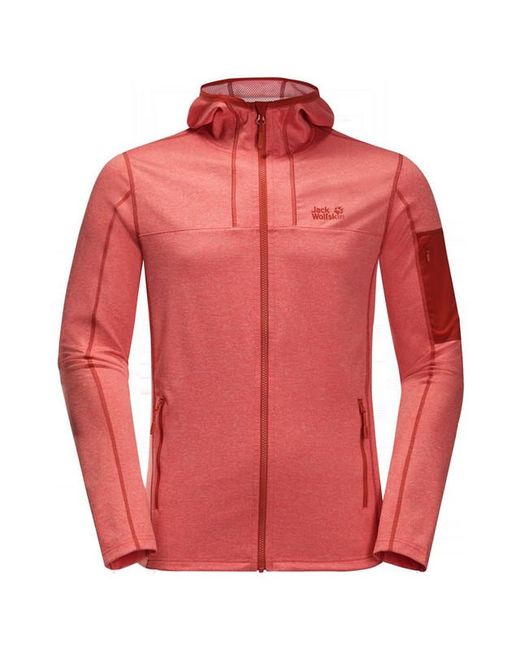 Jack Wolfskin Red Milford Jacket for men