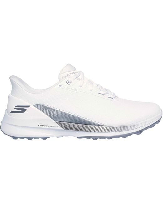 Skechers White Pure Slip Ins Golf Shoes for men