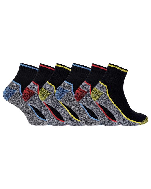 Sock Snob Black Ankle Bamboo Work Socks For for men