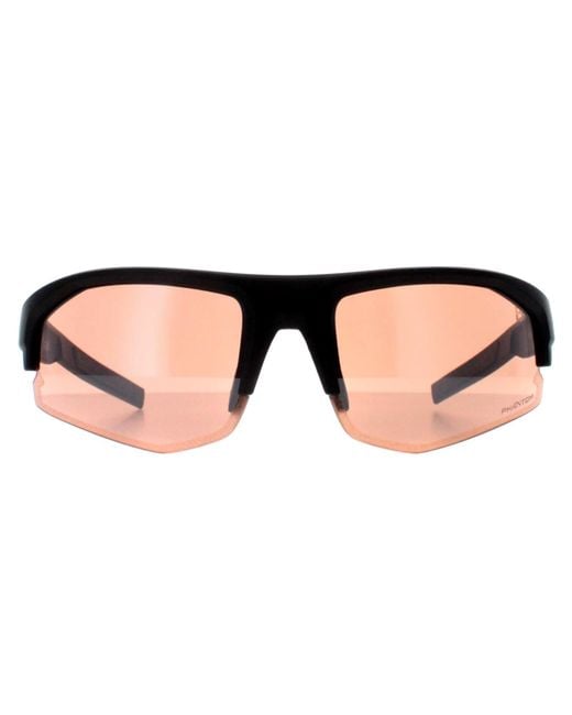 Bolle Black Semi Rimless Matte Phantom Gun Photochromic Bolt 2.0 for men