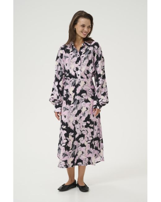 Kaffe Jurk Regular Fit in het White