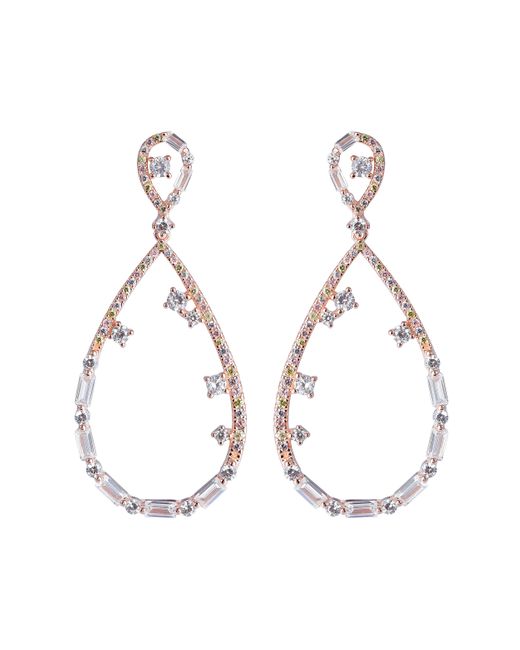 Orphelia 'islia' Dames 925 Sterling Zilveren Dangle Oorbellen in het Metallic