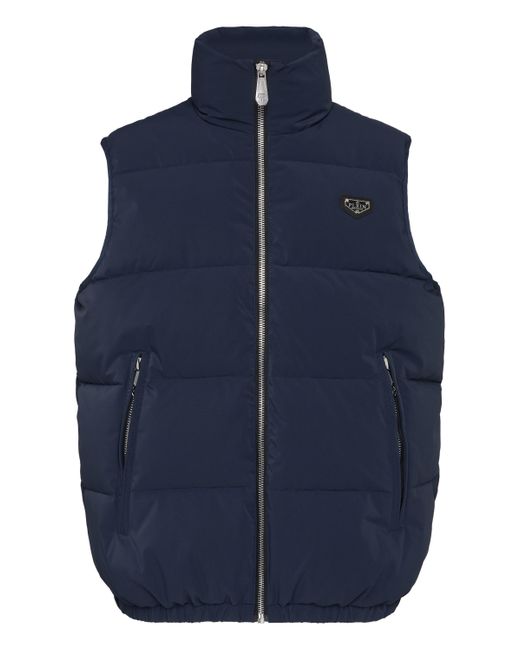 Philipp Plein Dons Vest in het Blue voor heren