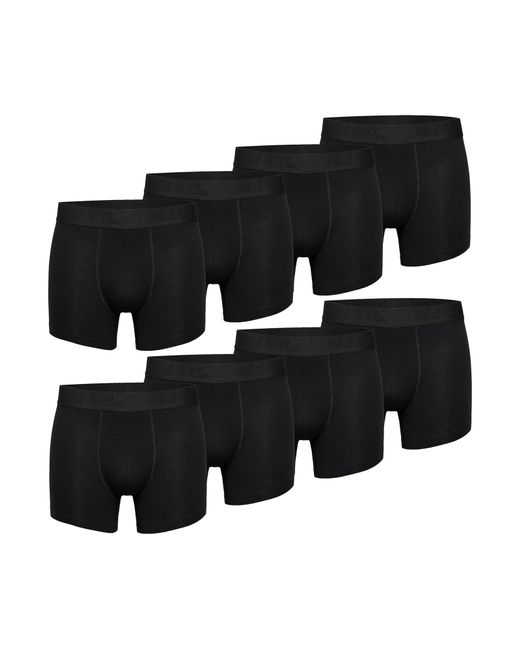 Phil & Co. Berlin Retro Boxer Herren Männer Retroshorts 8-Pack in Black für Herren