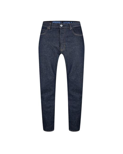 HUGO Regular Jeans in het Blue voor heren
