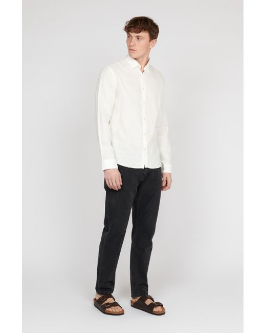 Matíníque Overhemd Met Lang Mouwen Regular Fit White voor heren