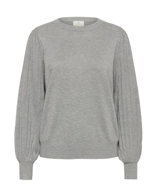 Kaffe Pullover Kalone Regular Fit Light in het Gray