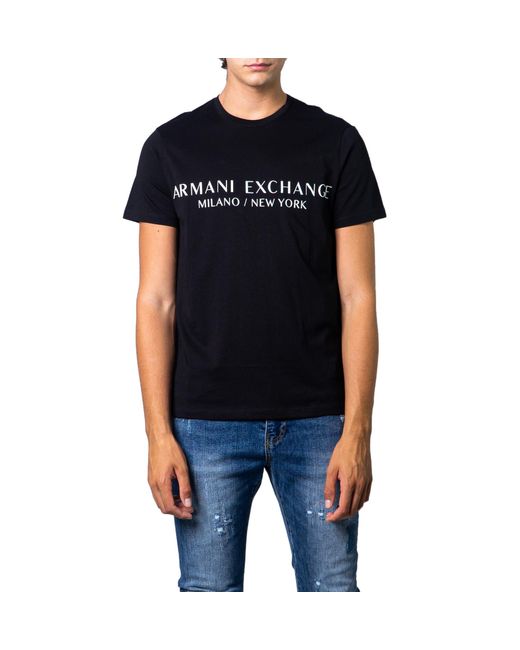 ARMANI EXCHANGE T-Shirt in Black für Herren