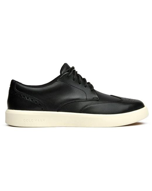Cole Haan Black Grand Crosscourt Daily Wing Shoes for men
