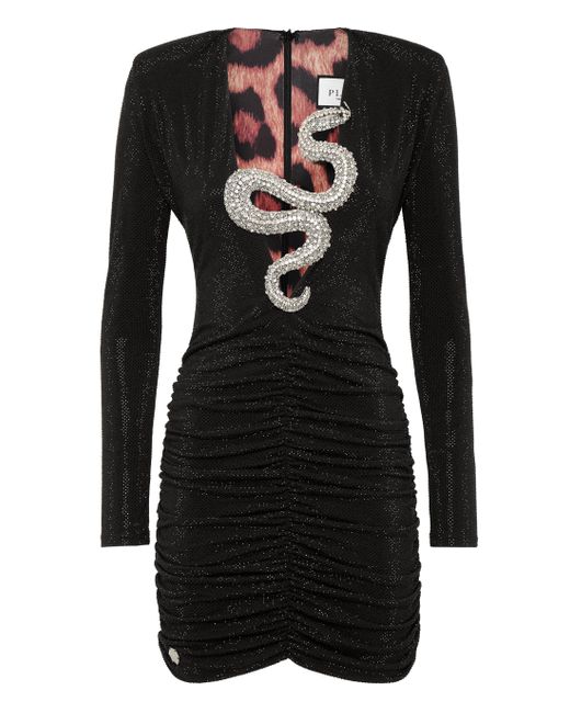 Philipp Plein Black Minikleid