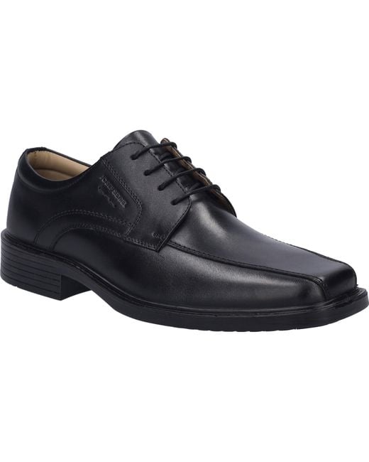 Josef Seibel Black Low Shoe Elliot 01 for men