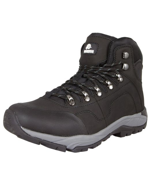 GUGGEN Mountain Herren Wanderschuhe Bergschuhe in Black für Herren