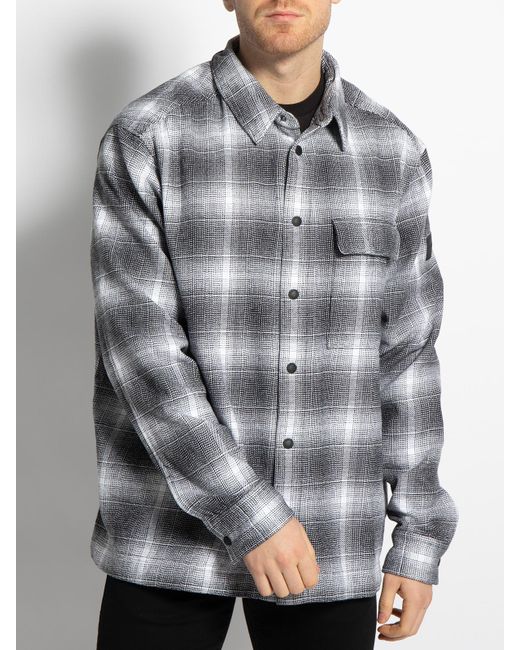Calvin Klein Hemdjacke in Grau für Herren | Lyst DE