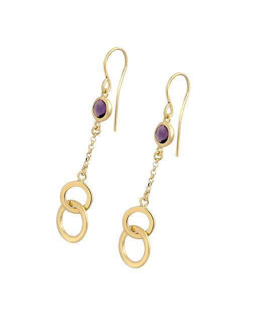Orphelia Metallic 'Eloise' 925 Sterling Drop Earrings