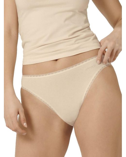 Sloggi Natural Go Tai Bio-Unterhosen 2Er-Pack