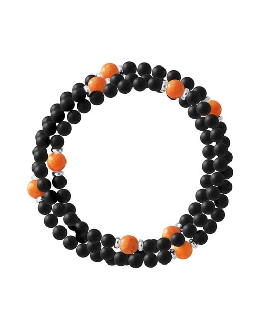 Rodney & Rolf Black Bracelet Sterling 925 Messine