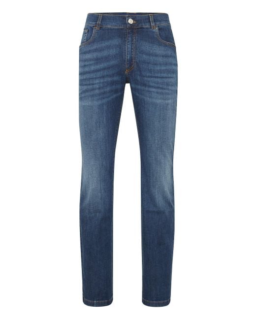 Billionaire Jeans Regular Fit Crest in het Blue voor heren