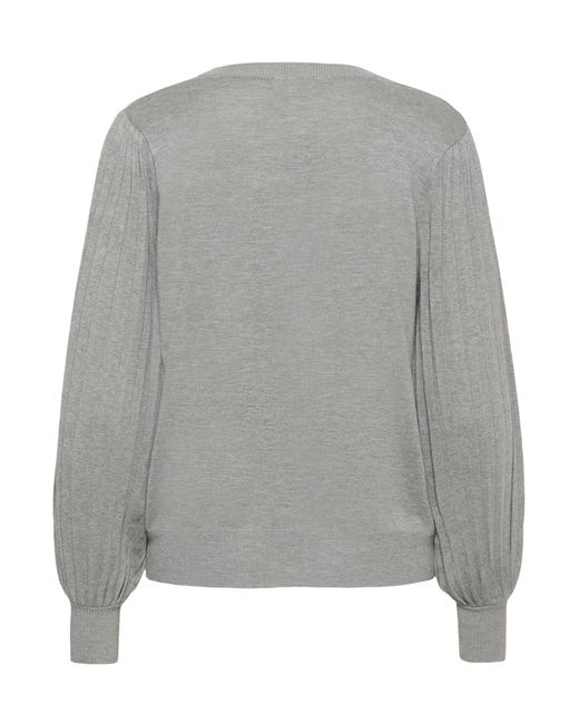 Kaffe Pullover Kalone Regular Fit Light in het Gray