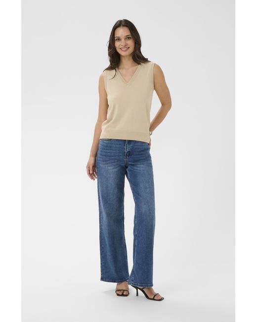 Kaffe Pullover Kalizza Pullover Regular Fit in het Blue