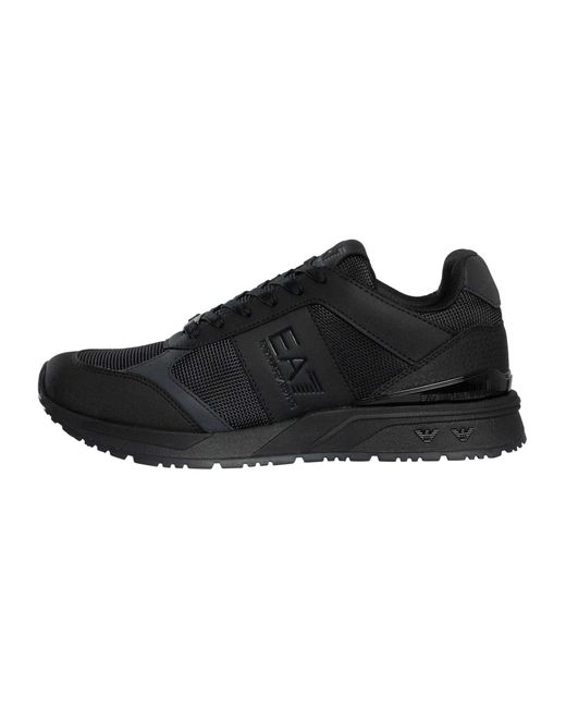 EA7 Sneaker Aus Mesh Mit Logo in Black für Herren