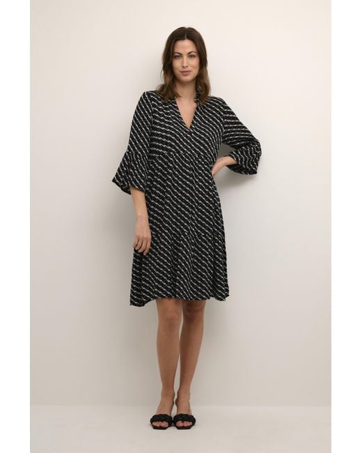 Kaffe Multicolor Kleid A-Shape