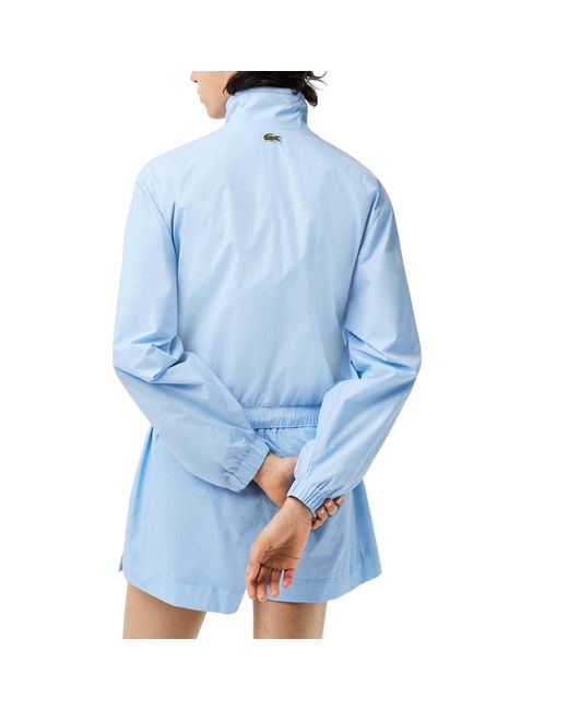 Lacoste Monogram Track Jas in het Blue