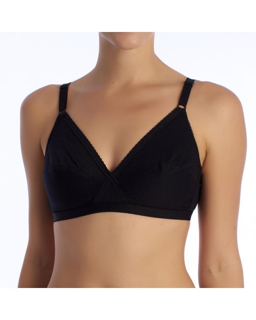 Playtex Black Classic Non-Wired Bra P1612 For