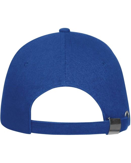 Sol's Blue Büffel 6 Panel Baseballmütze (Königsblau)