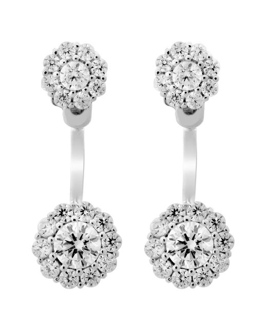 Orphelia White 'Victoria' 925 Sterling Stud Earrings