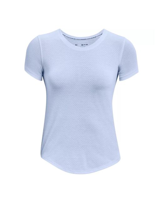 Under Armour Blue "Streaker Run" T-Shirt Für Damen Kurzärmlig