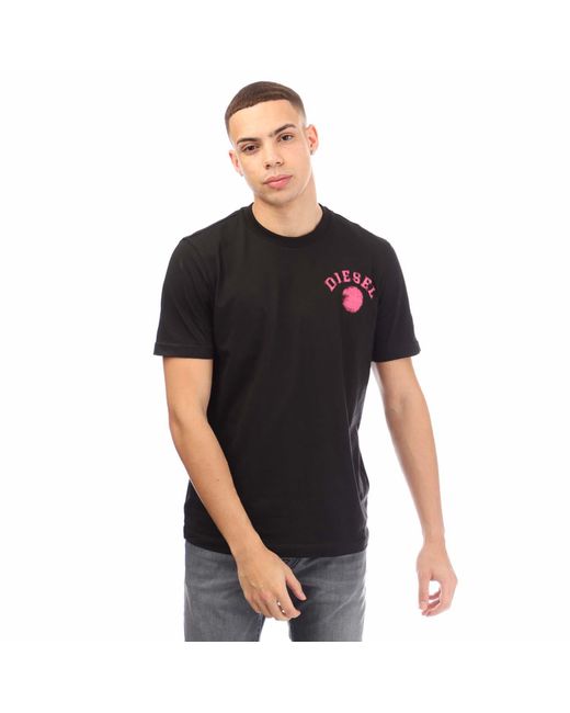 DIESEL "T-Just 10-4" T-Shirt Für Herren in Black für Herren