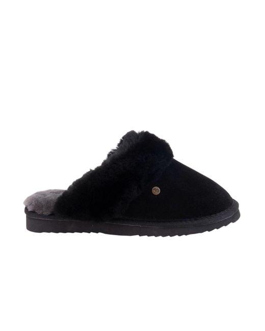 Warmbat Slipper in het Black