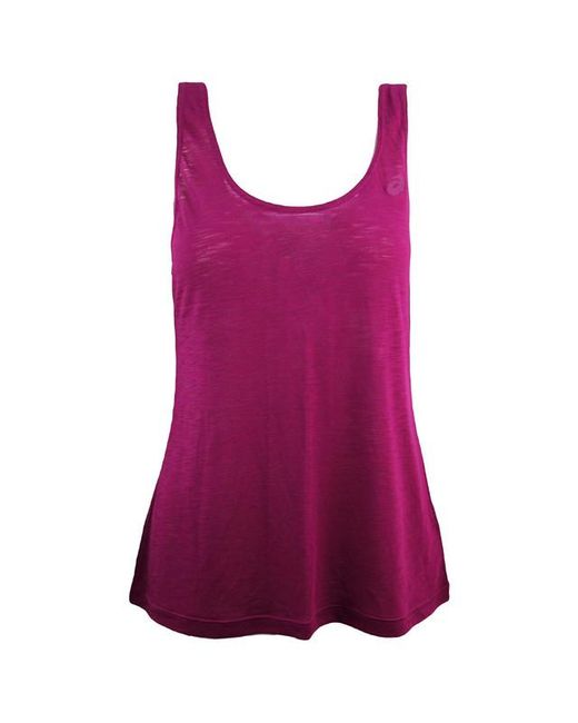 Asics Purple Motion Dry Tank Top
