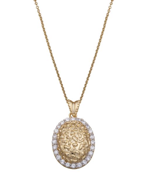 Orphelia Metallic 925 Sterling Chain With Pendant