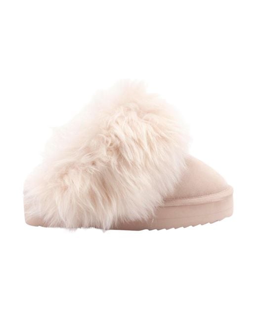 Warmbat Slippers in het Pink