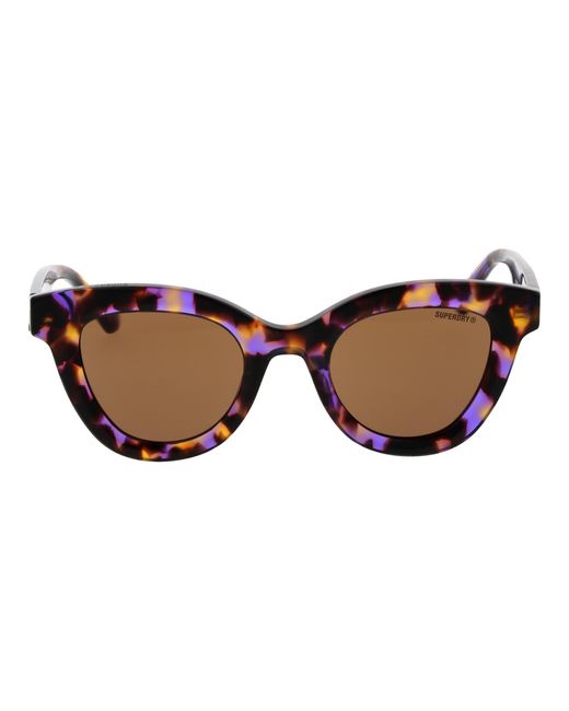 Superdry Brown Sunglasses Sds 5037 102 46