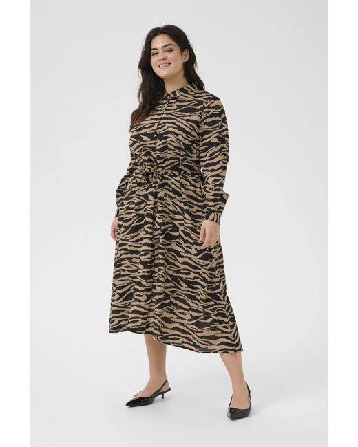 Kaffe Jurk Regular Fit Multicolour in het Multicolor