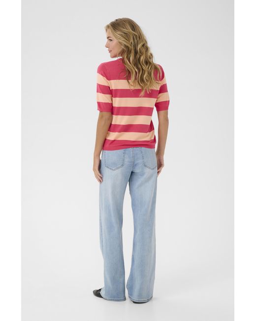 Kaffe Pullover Regular Fit Berry in het Red