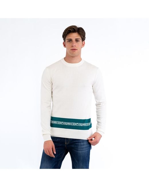 Bikkembergs Herren Baumwollhemd in White für Herren