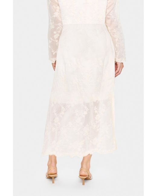 Saint Tropez Rok A-Shape Ice in het Natural